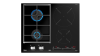 Варочная панель HYBRID JZC 64322 ABN гибридная газ и индукция BLACK