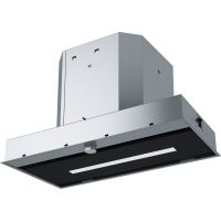 Встраиваемая вытяжка FMY 608 BI BK нержавеющая сталь/черное стекло